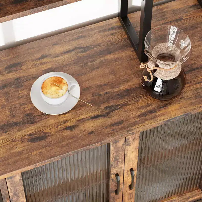 Étagère de cuisine en métal à 5 niveaux avec armoire et étagère micro-ondes 162 cm H