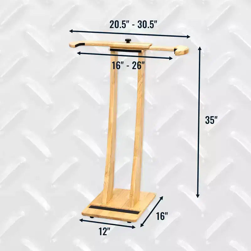 Support de rangement vertical pour planches de surf en bois d'hévéa