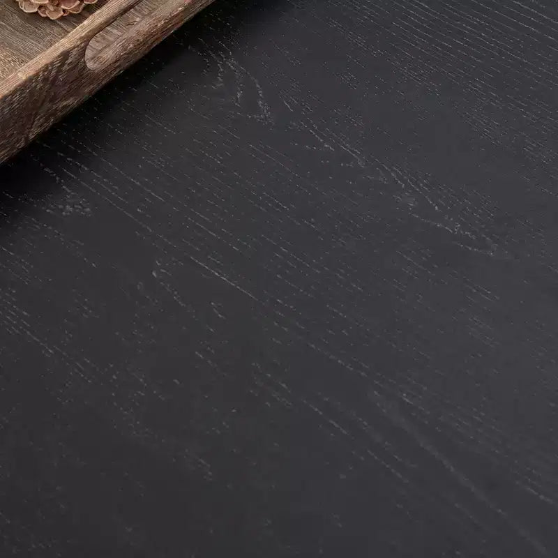 Table basse en bois et MDF avec base piédestal 47,5"L × 18"H