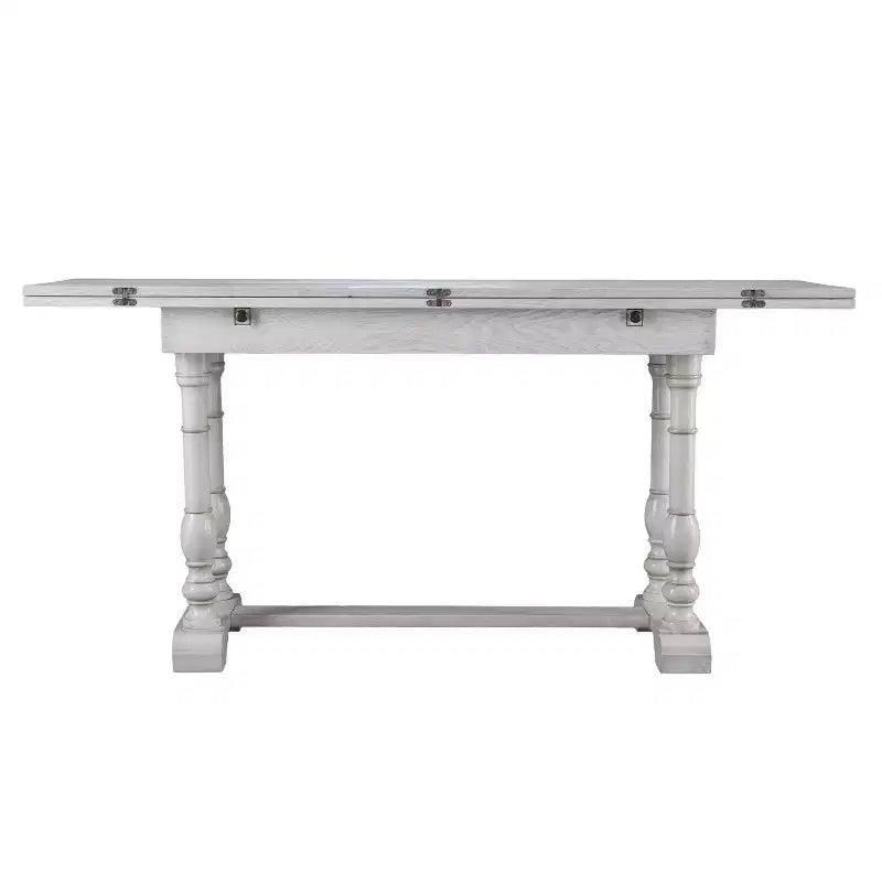 Console pliante en pin et MDF, table à manger 157,5 cm l. × 76,2 cm H.