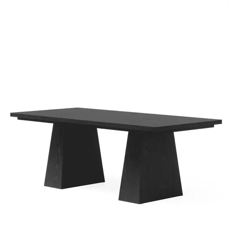 Bureau de direction en MDF avec bords incurvés 160 cm (P) x 75 cm (H)