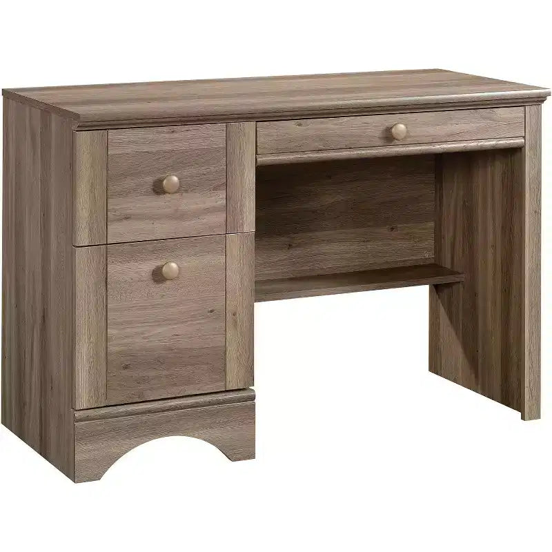 Bureau informatique en bois composite avec 2 tiroirs 43,5" P × 28,98" H