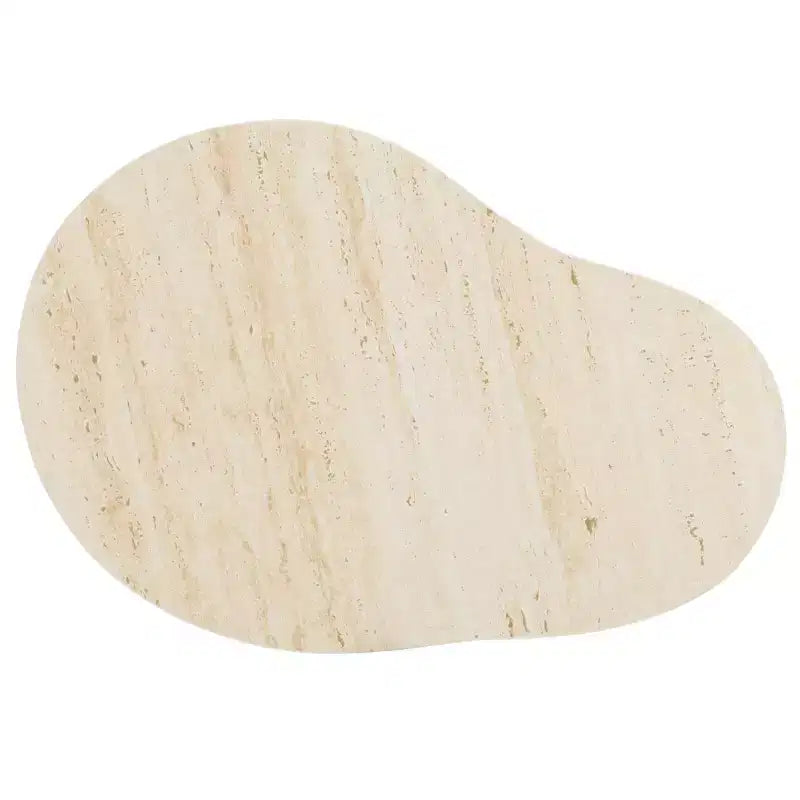 Table d'appoint en céramique et fer 62 cm (l) x 46 cm (H)