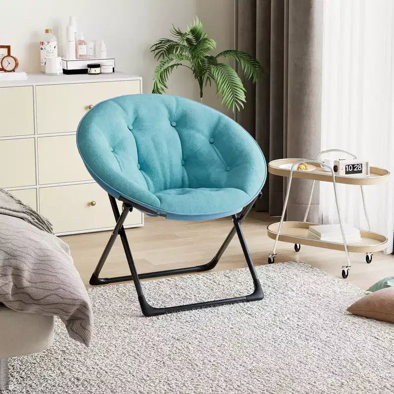 Fauteuil d'appoint d'intérieur en fer et coton