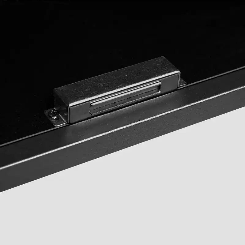 Vitrine à porte vitrée avec cadre métallique 43,13"L × 36,03"H