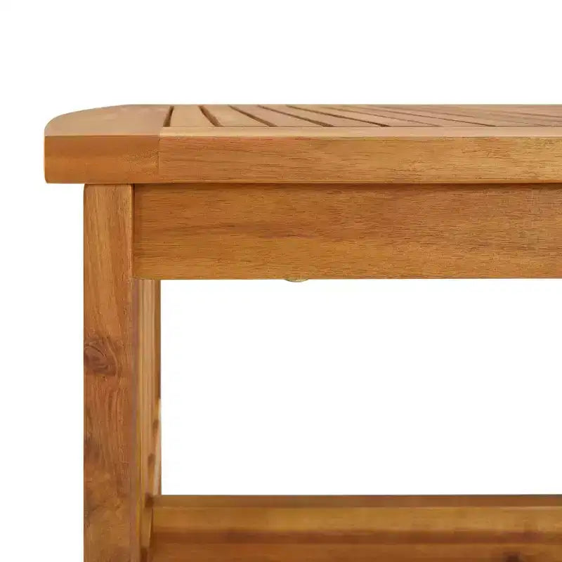 Table basse en bois d'acacia massif 102 cm (L) × 50 cm (P)