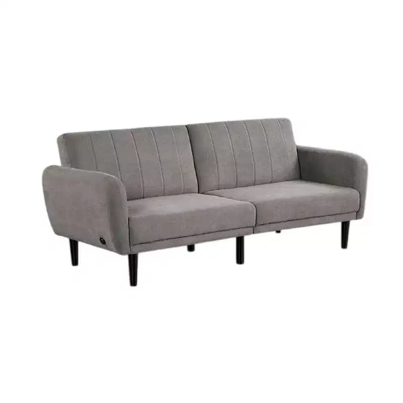 Canapé-lit futon pliant en microfibre 81 po (largeur)