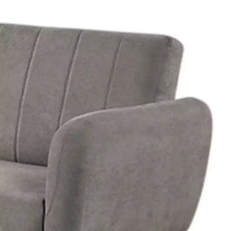 Canapé-lit futon pliant en microfibre 81 po (largeur)