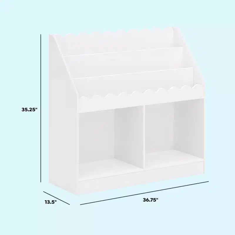Étagère à livres pour enfants en pin 89,5 cm H x 93,3 cm L