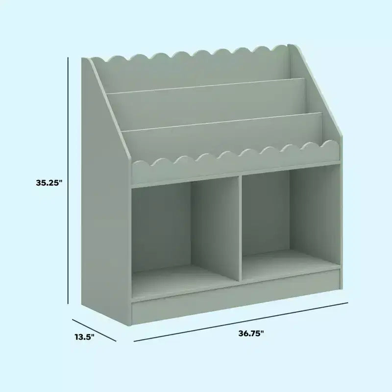 Étagère à livres pour enfants en pin 89,5 cm H x 93,3 cm L