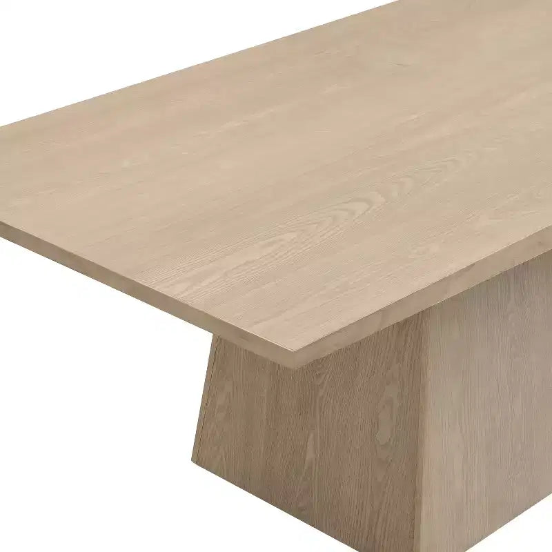 Table à manger sur pied surdimensionnée de style campagnard en bois et MDF 57.5 kg