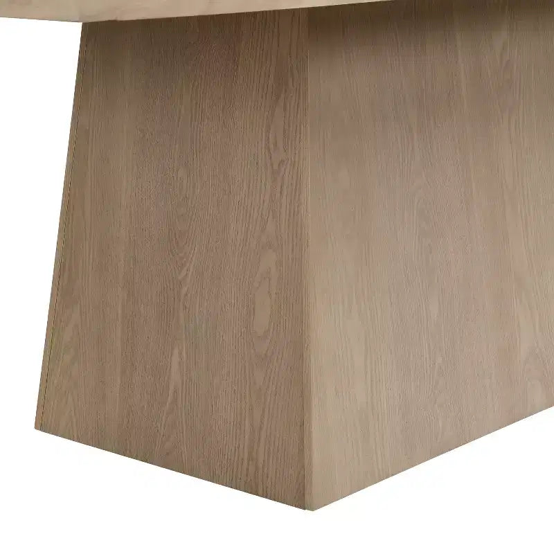 Table à manger sur pied surdimensionnée de style campagnard en bois et MDF 57.5 kg