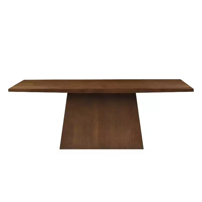 Table à manger sur pied surdimensionnée de style campagnard en bois et MDF 57.5 kg