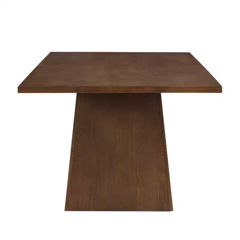 Table à manger sur pied surdimensionnée de style campagnard en bois et MDF 57.5 kg
