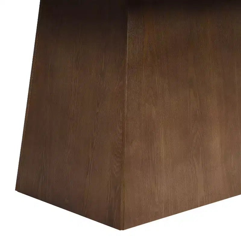 Table à manger sur pied surdimensionnée de style campagnard en bois et MDF 57.5 kg