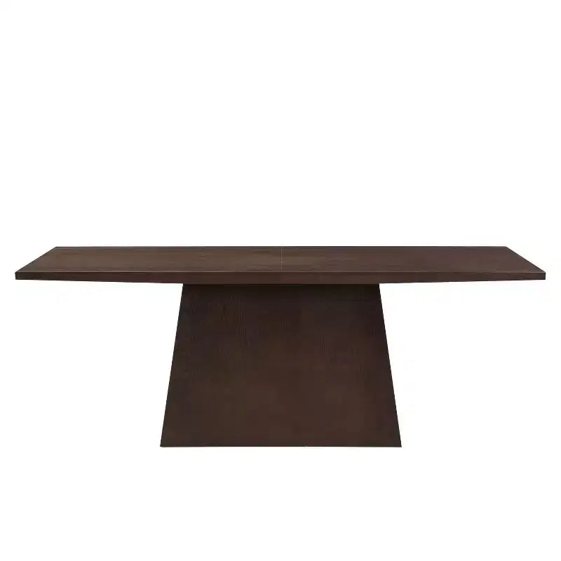 Table à manger sur pied surdimensionnée de style campagnard en bois et MDF 57.5 kg