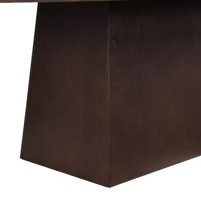 Table à manger sur pied surdimensionnée de style campagnard en bois et MDF 57.5 kg