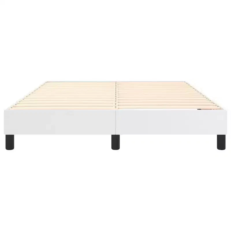 Lit double en similicuir et bois composite 52 lb