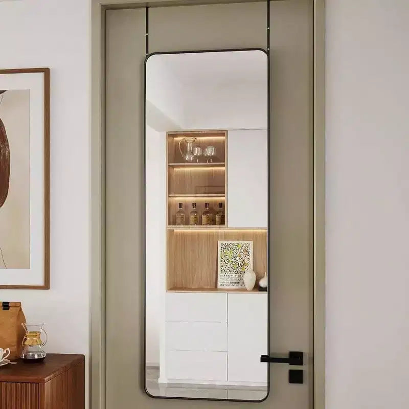 Miroir Psyché de Porte en Métal 130 cm H x 48 cm L