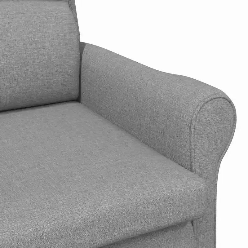 Fauteuil en tissu, cadre en bois composite 76 × 94 × 102 cm