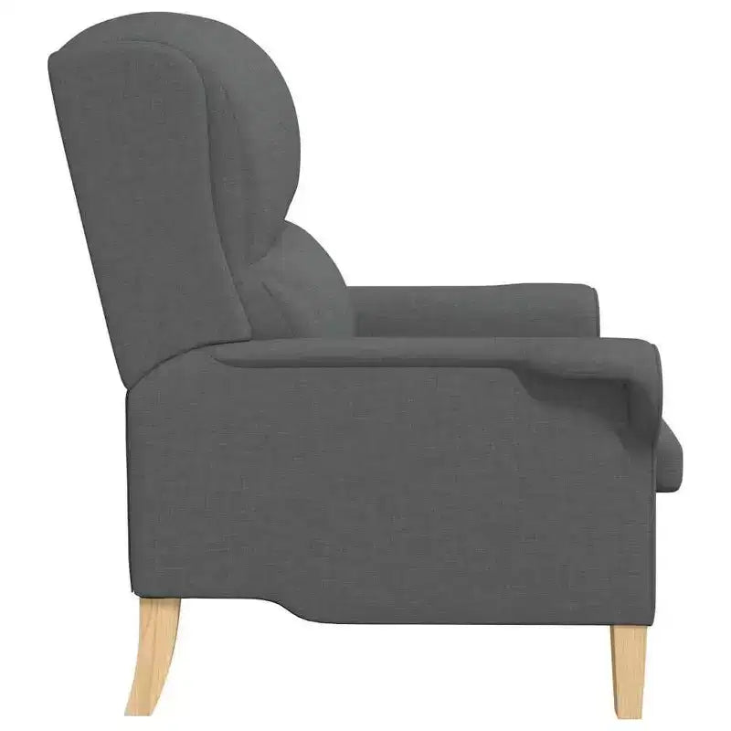 Fauteuil en tissu, cadre en bois composite 76 × 94 × 102 cm