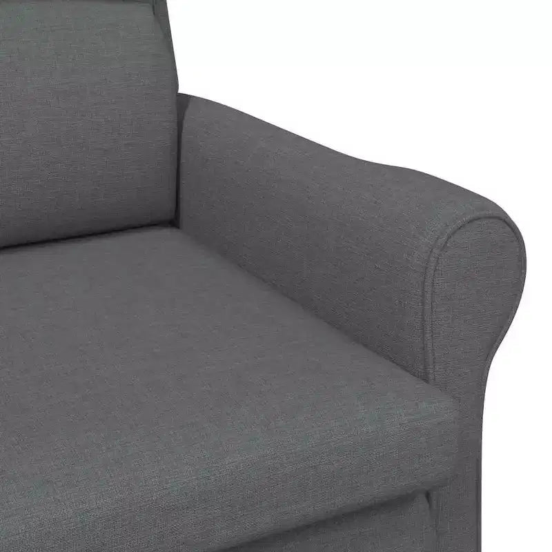 Fauteuil en tissu, cadre en bois composite 76 × 94 × 102 cm