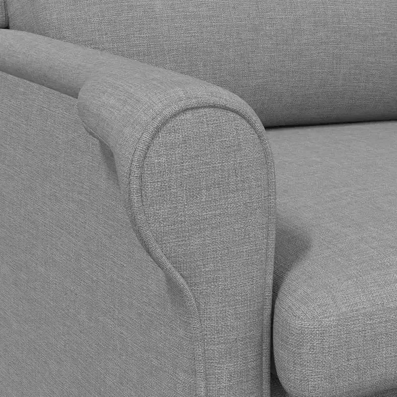 Fauteuil en tissu, cadre en bois composite 76 × 94 × 102 cm